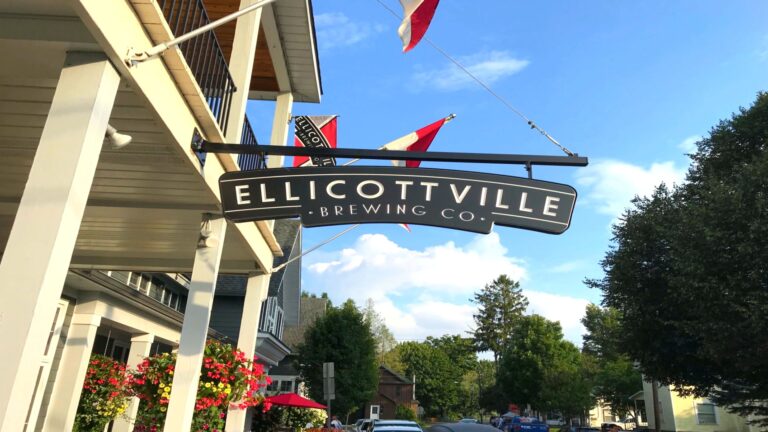 Ellicottville Brewing Co Sign 2023