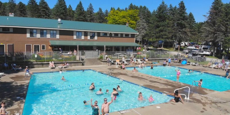 Amr Drone Amenities Pool Crowded